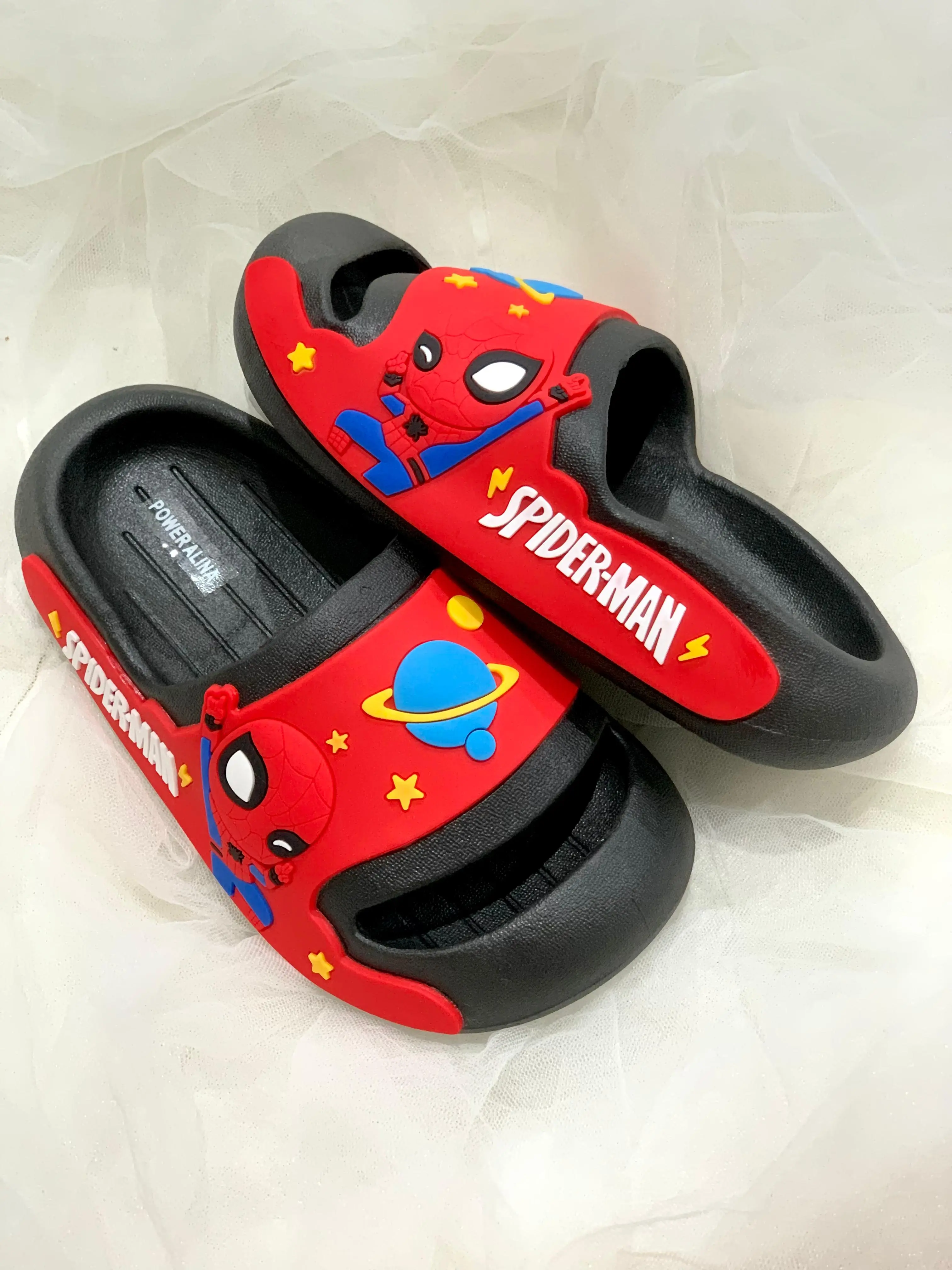 Sandal Anak Laki-Laki Slop Bahan Jelly Motif Batmann Fashion sandal marvel anak laki  laki