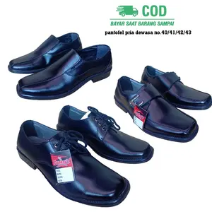 Sepatu Formal Sepatu Pantofel Resmi kerja kantor pria remaja dewasa Anak Anak Laki Laki kulit sintetis Umur Usia 1 2 3 4 5 6 7 8 9 0 Tahun Shoes Hitam Fantofel