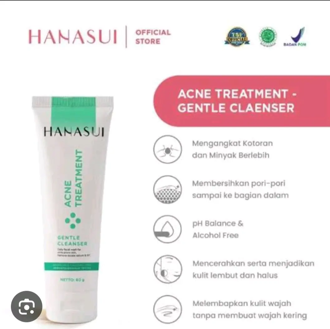 HANASUI GENTLE CLEANSER ACNE TREATMENT