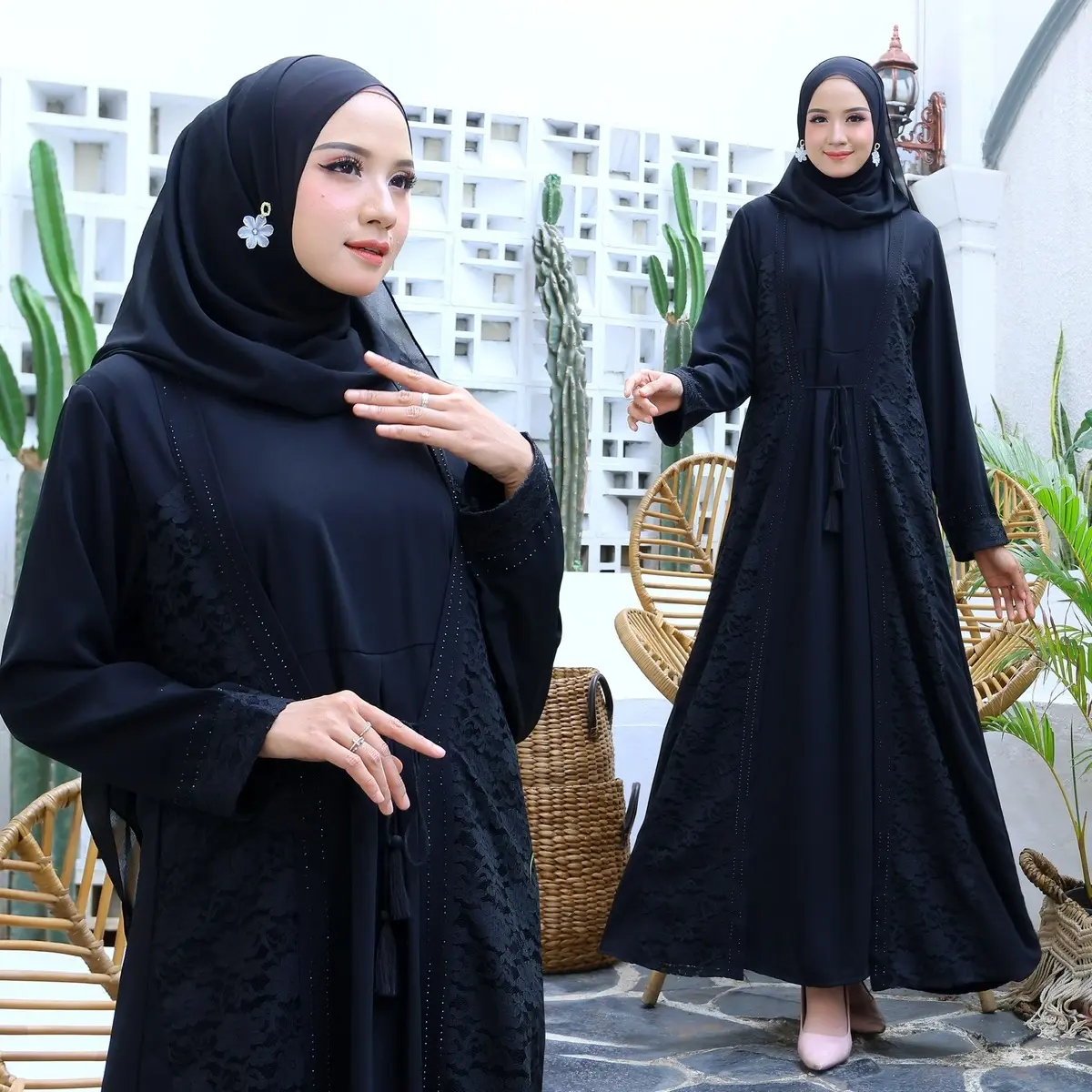 Middle High - Brukat Elegan