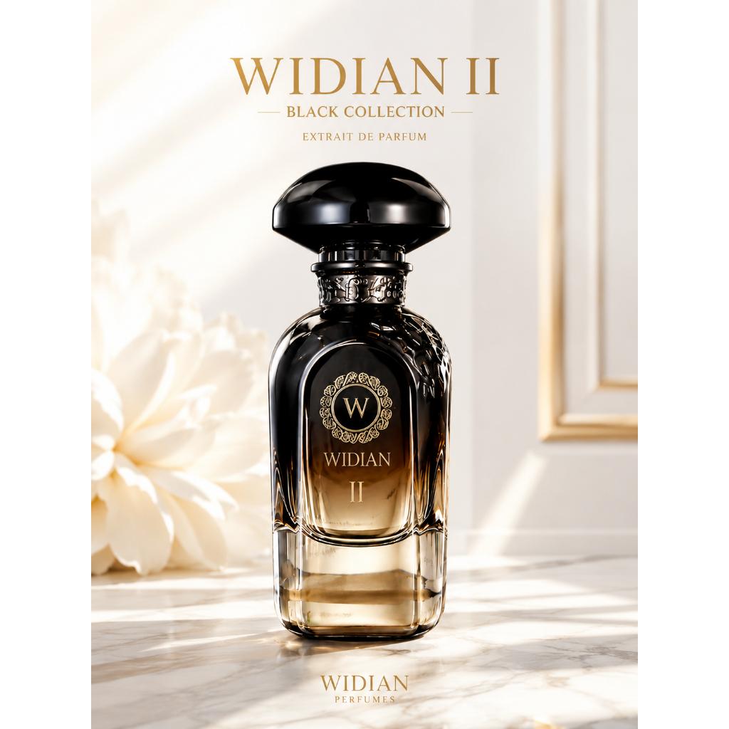 Widian - II Black Collection Extrait 50ML — perfume de nicho Âmbar/Oriental original e importado na Elite Perfumes Brasil
