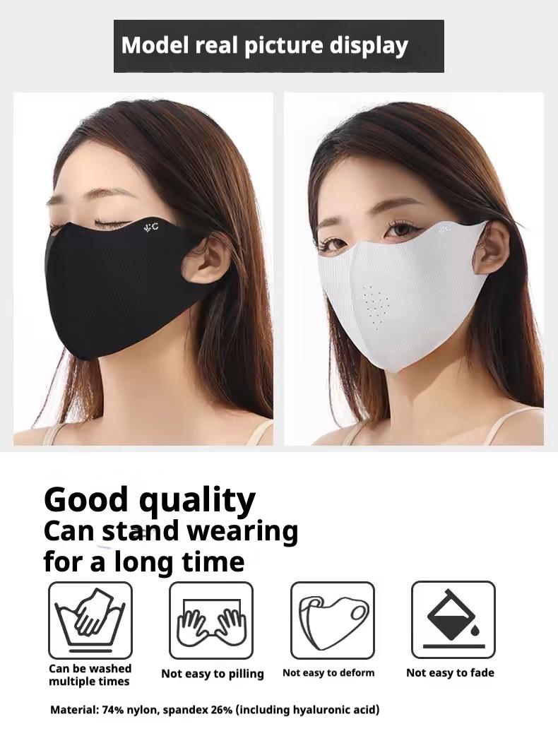 Product Introduction of Mặt Nạ Chống Nắng, Chống Tia UV, Chất Liệu Lụa Lạnh UPF50 +, Có Thể Giặt Được, Mặt Nạ Chống Nắng, Làm Mát, Chống Tia UV, Thích Hợp Cho Các Môn Thể Thao Ngoài Trời 20