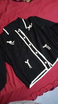 Product Review of Keiko Cardigan Rajut Couple Ibu Anak Perempuan 1-10 Tahun Outer Kardigan Wanita Korean Style from T** u**a 0