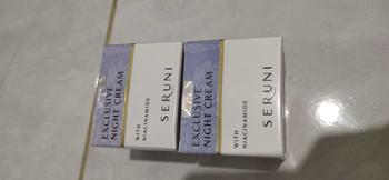 Product Review of Seruni Exclusive Night Cream wajah acid facial  Hyaluronic Niacinamide Mencerahkan Pelembab from u**2 1