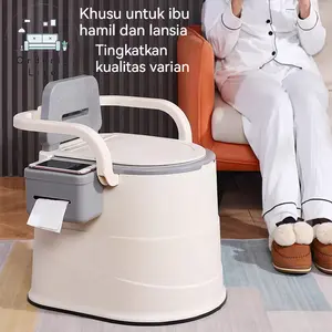 [COD 24h shipping] Orderly Life kloset Duduk Portable kloset Duduk Portable Dewasa Kursi Toilet Closet Duduk Portable LANSIA Murah Closet Kursi WC Duduk Portable Pispot Duduk Lansia Dewasa dan ibu hamil Dapat diletakkan di atas toilet jongkok
