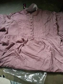 Product Review of Gamis Slavina Bordir Busui Kancing Muslim Wanita Simple Elegant Mayung Twill Nyaman Rempel Cantik from r**3 3