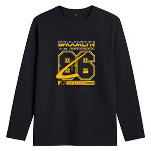 SHERNLY Kaos Distro Lengan Panjang SP.008,Atasan Dewasa Premium Digital Printing Pria Wanita Casual Baju Distro Cotton Single 24s VATOR INK