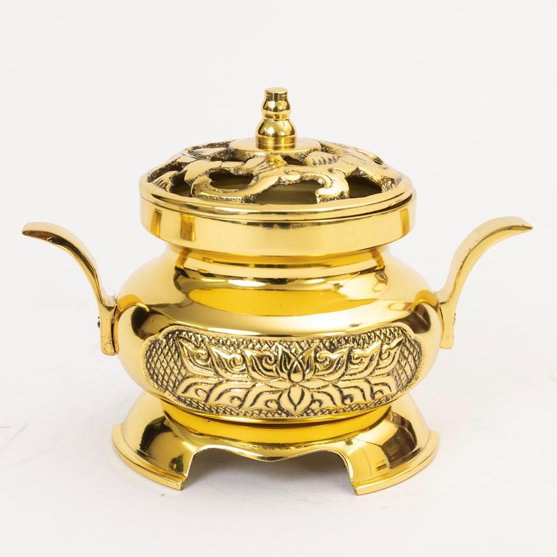  Xông Trầm Hoa Sen size Lớn Cao 11cm  tính cả chóp  x Rộng miệng 8cm  bụng 10cm  Bằng Đồng Thương Hiệu Lâu Đời Thuận Phát Đa Dạng Kích Thước giữ Hương Lâu Bảo Hành 5 Năm Dầu Thơm Phòng Dầu Thơm Nước Hoa 