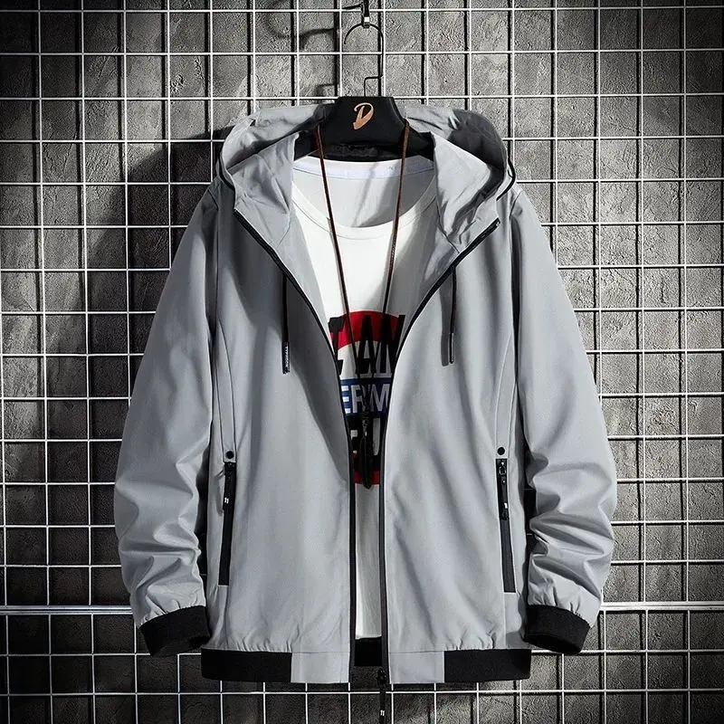 EVERFUSE Jaket Bomber Semi korea waterproof tahan air (FREE STIKER/GANTUNGAN Kantong Katun Zipper Pria 6