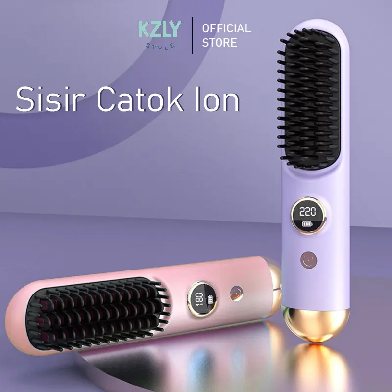 KZLY - Catokan Portable/Sisir catokan Rambut Portable 0