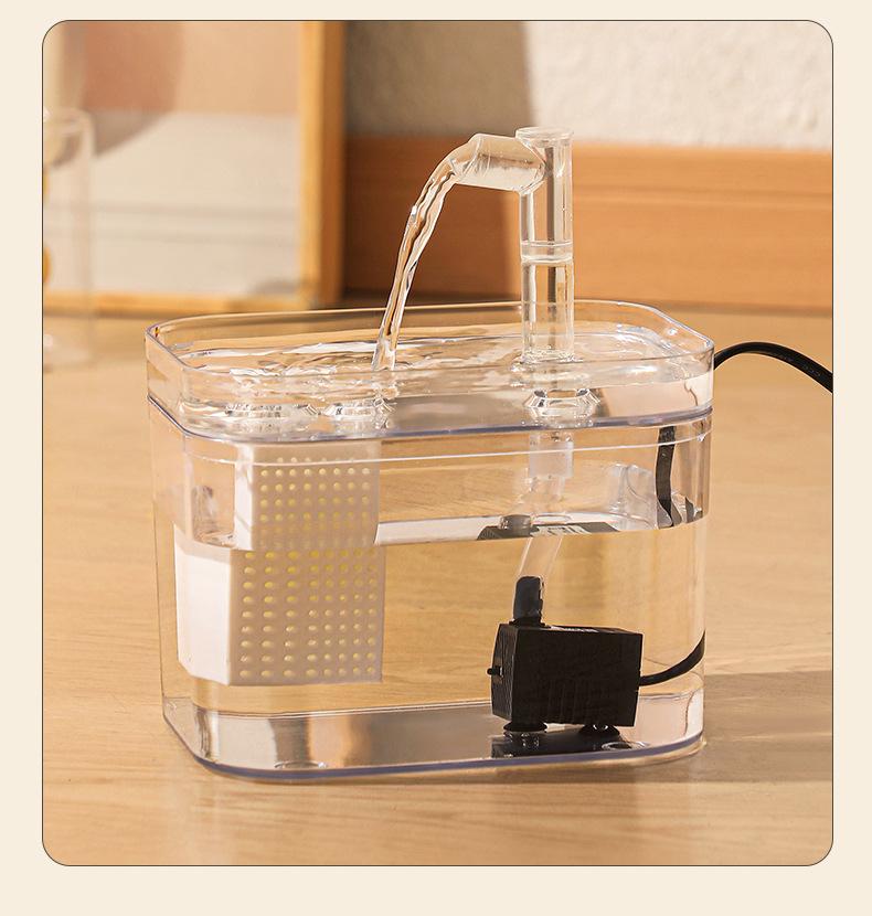 Product Introduction of Đài Phun Nước Cho Mèo, Cầm Tay Và Yên Tĩnh, Dung Tích Lớn, Nước Tuần Hoàn, Thích Hợp Cho Mèo Và Chó, Thiết Kế Cho Ăn 11