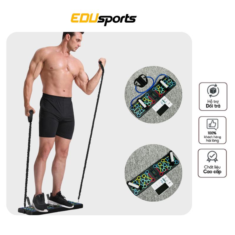 Dụng Cụ Hít Đất Đa Năng, Bộ Dụng Cụ Tập Hít Đất Chống Đẩy Tại Nhà Chính Hãng Cao Cấp Có Kẻ Vạch Hướng Dẫn