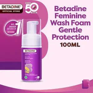 BETADINE FOAM GENTLE PROTECTION Sabun Pembersih Kewanitaan 100ml