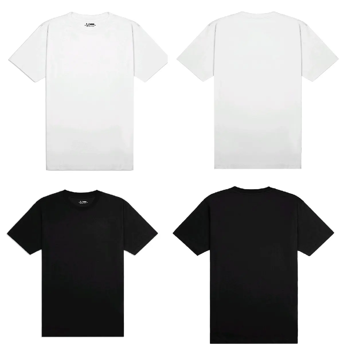 Freaky Tshirt Kaos Polos Black / White tees katun