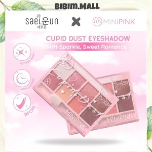MINIPINK Cupid Dust Eyeshadow 8 Palette Glitter Shimmer Matte Pigmented Waterproof Tahan Lama Palet MP051