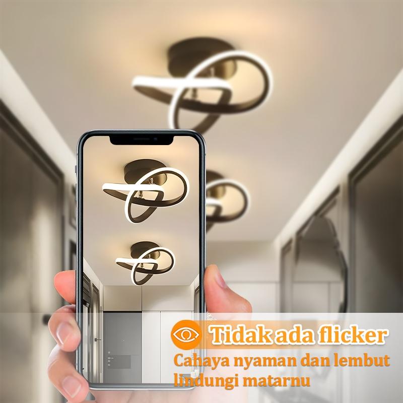 Product Introduction of 3 Warna Lampu Lorong Plafon LED Ceiling Light Lampu Hias Rumah Ruang Tamu Kamar Minimalis Tempat Lampu Plafon LED Ceiling lamp 36W Ruang Tamu Kamar Minimalis Tempat Lampu 65