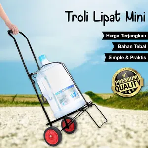 V7A1 Troli Galon Troli Lipat Besi Troli Lipat Mini Besi Serbaguna troli  mini