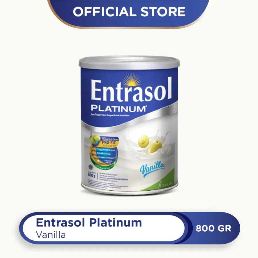 ENTRASOL PLATINUM VANILLA 800gram