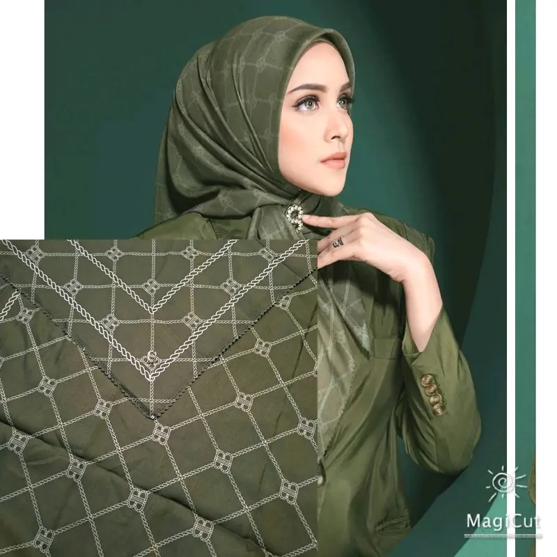 Button scarves motif Decodra voile square semi ori button scarves mirror, look like, kemasan kotak di hampers, bahan voal lembut, Semua musim, segi Empat with Logo Metal B, Nyaman , Jilbab muslim 4