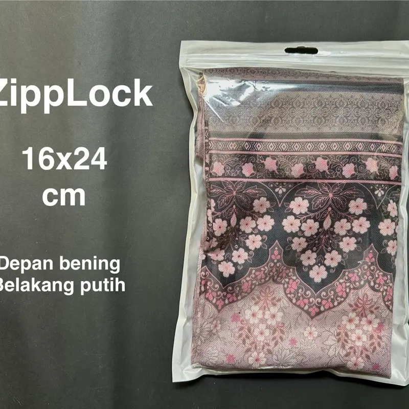 Zipper Bag Hijab / Ziplock Hijab 200micron 4