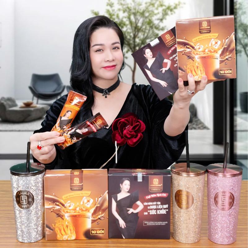 [SIÊU RẺ KO QUÀ] 4 Hộp 2 Vị Cà Phê Laura, mỗi vị 2h Nấm Linh Chi Và Đông Trùng Hạ Thảo