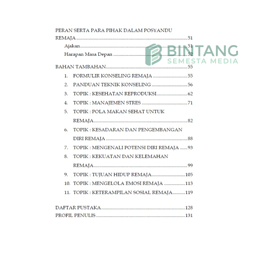 Panduan Konseling untuk Konselor Sebaya di Posyandu Remaja - Nurleila Jum’ati, S.Psi., M.M., M.Psi., Psikolog., dkk.