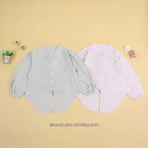 Candypink | Kemeja Anak Gummy Stripe baju atasan anak perempuan motif salur fashion untuk anak perempuan 1-8 tahun