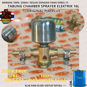 PROMO AIR CHAMBER 16L MODEL THAILAND TABUNG ANGIN RACING CHAMBER TURBO CAMBER RACING RECING RESING TABUNG ANGIN RACING TABUNG AIR TABUNG TURBO MESIN POWER SPRAYER ELEKTRIK ELECTRIC ELEKTRIC 16LITER 12V CBA | PJM | 16L