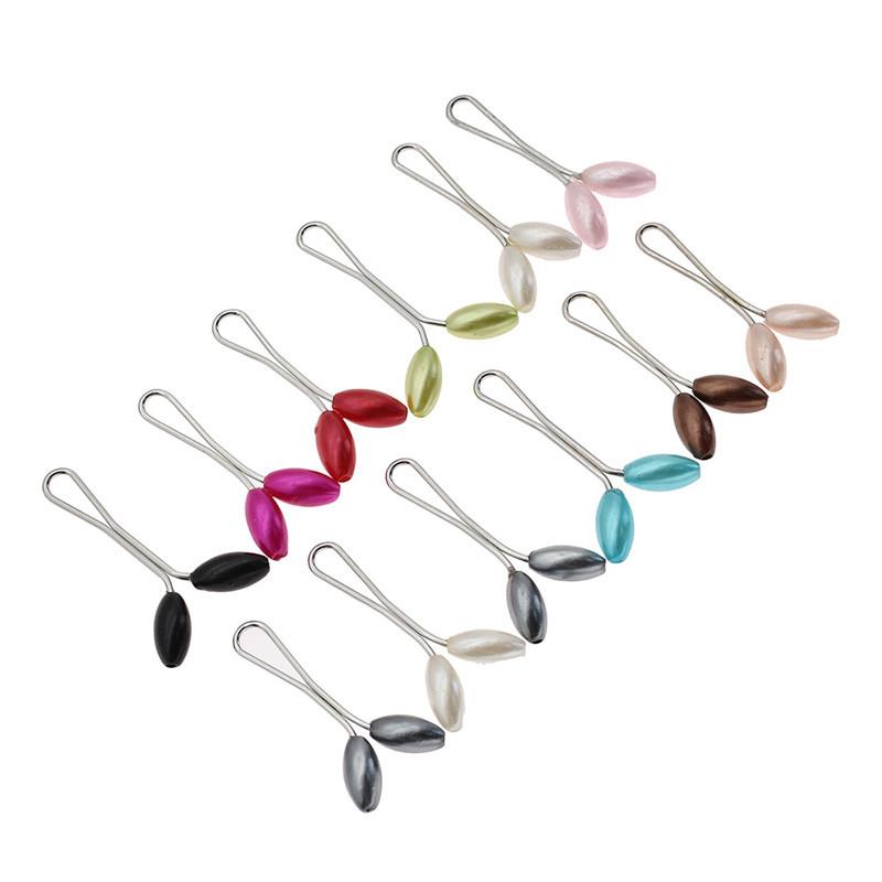 12pcs sharp  clip hijab Pin bros turkish Mix Color Hijab clip 0