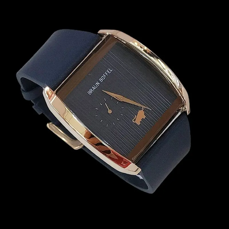 Jam Tangan Pria Braun Buffel -Original Garansi 1 Tahun -Tahan Air - Watch, Watches ( BAYAR DIRUMAH ) Stainless Gift Waterproof 8