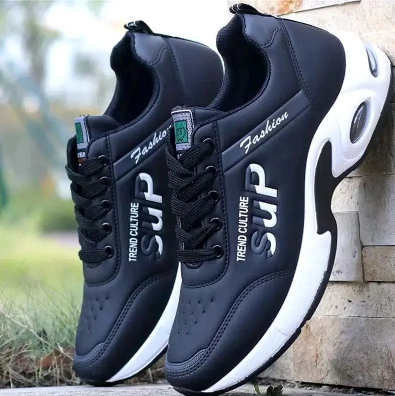 Sepatu Sneakers Pria Sup  Casual Putih Hitam Musim panas Musim dingin Kasual Shoes Merah 1