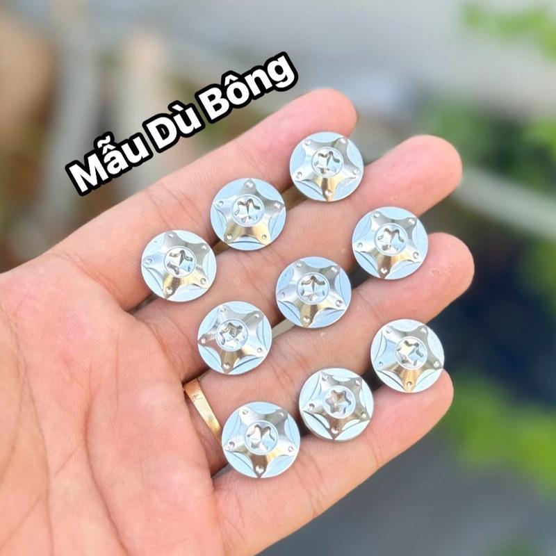  Ốc Salaya 4li-5li-6li-8li Mẫu Bông Đầu Ngôi Sao Salaya Inox304 Gắn Được Mọi Dòng Xe 