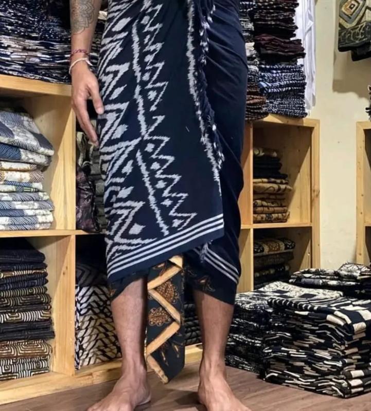 Saput Bali Blangket Tenun Motif Klasik Murah Dewasa Pria Kain 0