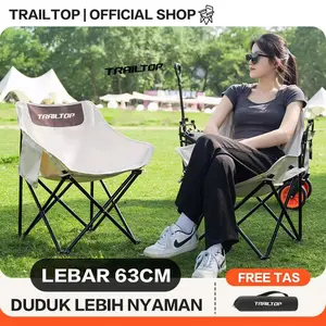[READY] TrailTop Kursi Lipat Outdoor Kain Oxford 600D Kursi Lipat Camping Portable