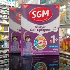 SGM GAIN OPTIGROW 1+ VANILLA MADU 800 GR (LEBIH HEMAT) Lactogrow Bayi Bubuk