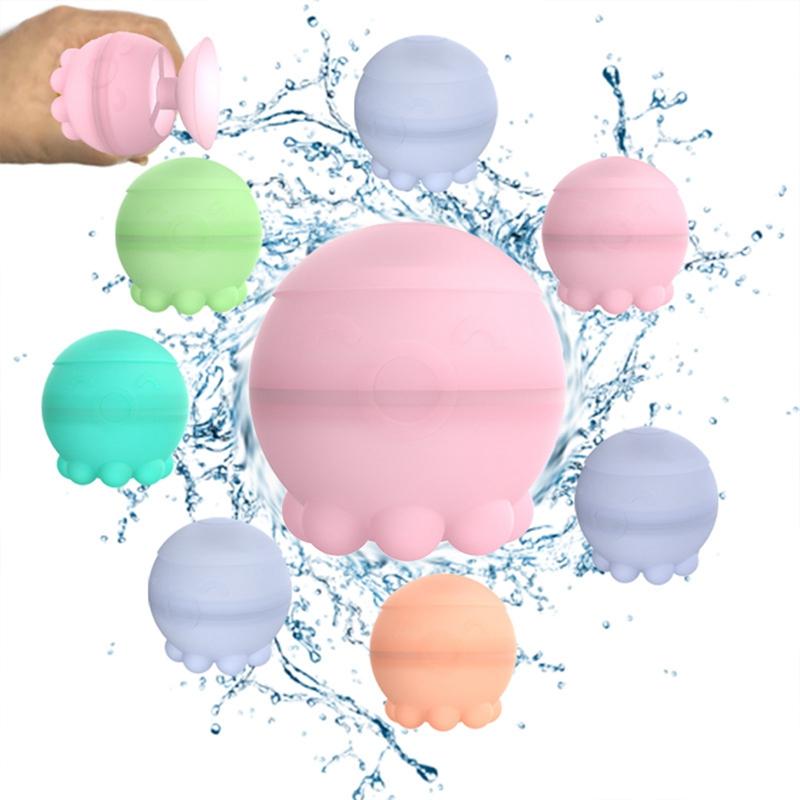New silicone water ball, silicone magnetic water ball, one-hand water-filled silicone water ball toy, buckle water ball 6