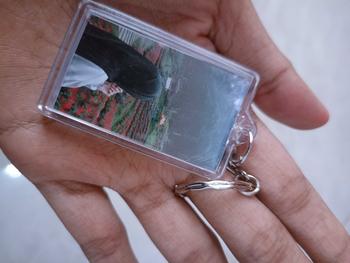 Product Review of Gantungan Kunci Custom Foto Bebas Bahan Akrilik Bening Tebal Ganci Chains from J**i 0