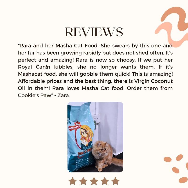 Product Introduction of Masha Cat dried kibbles  of Tuna paste and Chicken protein 1