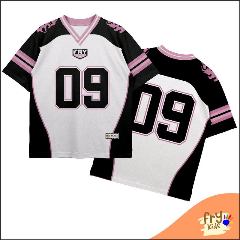 FRY jersey oversize anak / kaos jersey 1-12 tahun/ jersey street wear / jersey rugby / jersey hockey Fashion Baju Outdoor Sport Olahraga 2