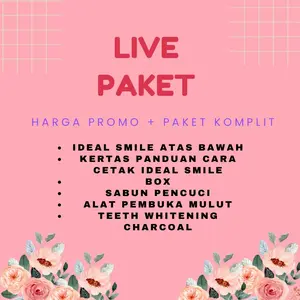 LIVE ~ TEETH Set Paket Komplit Sabun Aksesoris Kecantikan