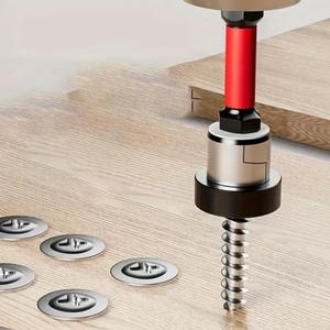 Juego de desarmadores cruzados magnéticos con anillo limitador, impermeables y a prueba de polvo, ideales para instalación de pisos de madera dura en oficinas, kit de herramientas manuales