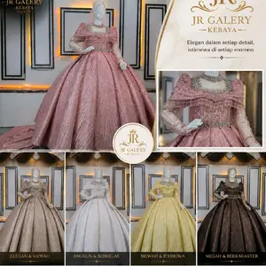Gaun Pengantin Squin Busa Trikot // Gaun Pengantin Barbie