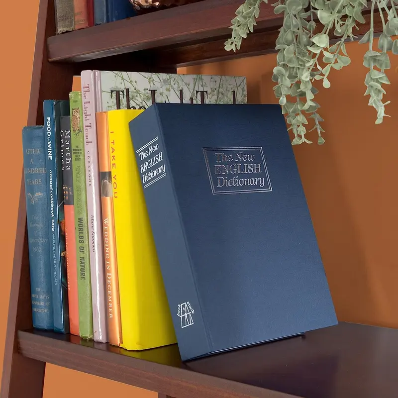 Brankas Bentuk Buku Kamus Kunci Manual Ukuran L - Brankas Buku - Brankas Bentuk Kamus - Brankas Kamus - Storage Box - Safe Deposit Box - Kotak Penyimpanan - Cash Box 0