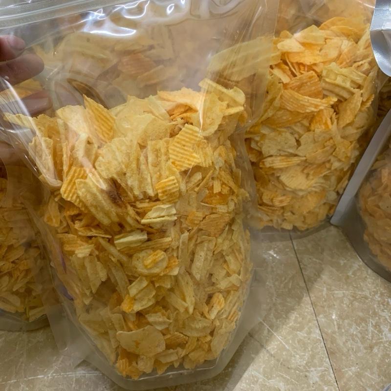 Bim Khoai Tây Vỡ Cánh Mix Vị 1kg Đóng Túi Zip - Hàng Lỗi Vỡ Cánh