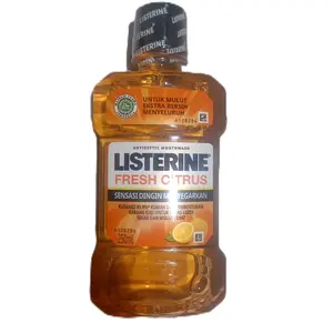 Listrierine mouthwash fresh citrus 250 ml Kumur Liquid Mulut