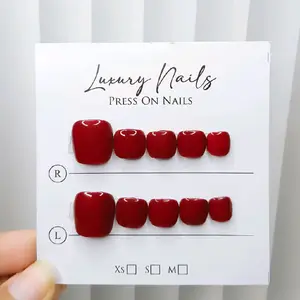 Press on nails / Kuku palsu kaki free perlengkapan kuku