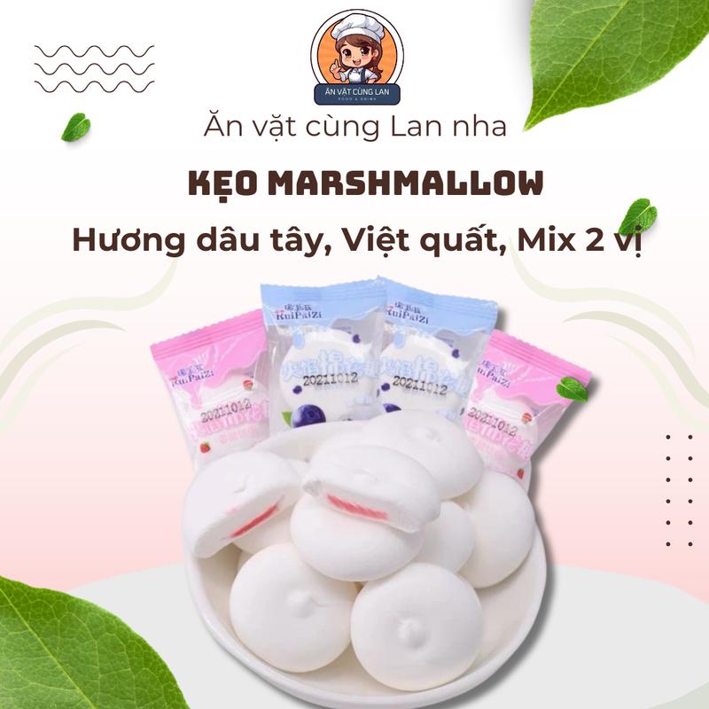 Kẹo Marshmallow Việt Quất Dâu Tây - Ăn Vặt Cùng Lan Food Snack Candy Chua