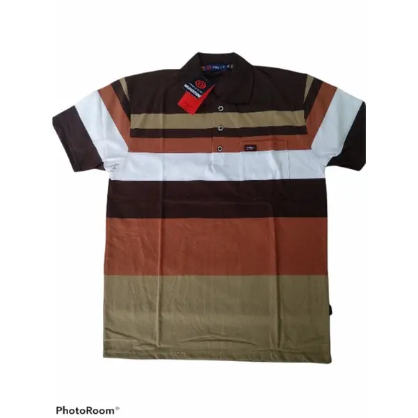 kaos dewasa kerah salur saku size L XL XXL XXXL XXXXL