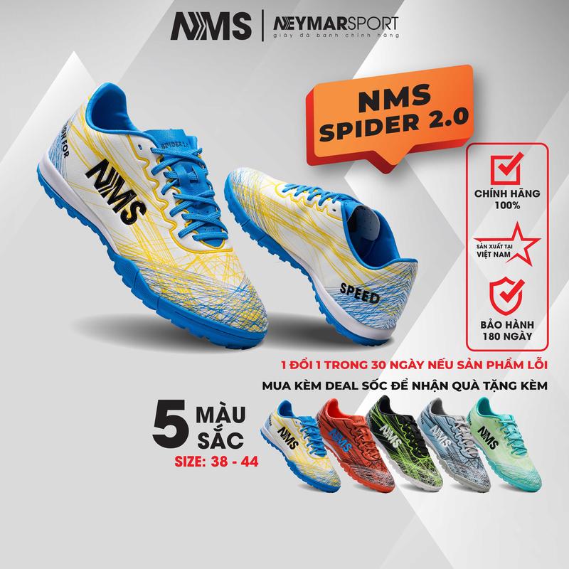  Giày đá bóng NMS SPIDER 2.0 TF sân cỏ nhân tạo Thiết kế đinh MỚI  MUA KÈM DEAL SỐC ĐỂ NHẬN QUÀ  