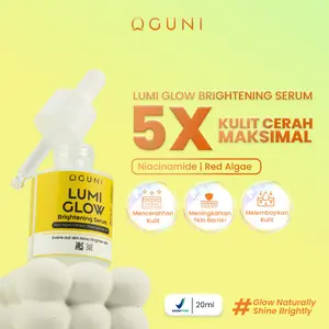 Oguni Skincare Lumi Glow Brightening Serum Wajah | Niacinamide 5% | 5x Mencerahkan & Glowing, Menyamarkan Flek Hitam & Bekas Jerawat